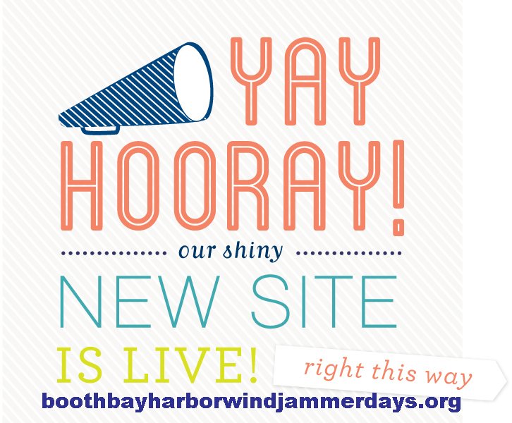 Check out the news and our handsome new site!
 boothbayharborwindjammerdays.org/news/
