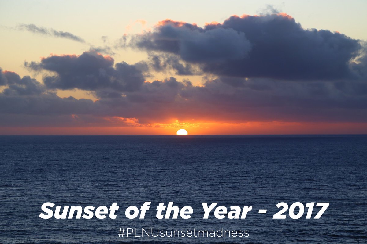 Sunset 10 is the champion of the 2017 #plnusunsetmadness. Thank you everyone that participated, we couldn't do this without you! #plnu