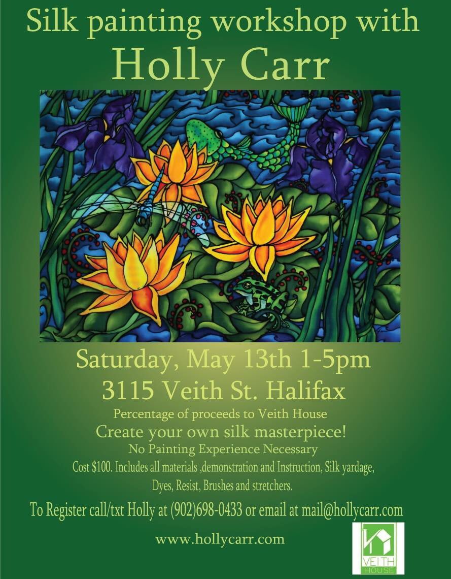 Wonderful ART event with the talented Hollly Carr! Great #MothersDay idea or gift to you. % sales supports <a href="/VeithHouse/">Veith House</a>! #northendhfx