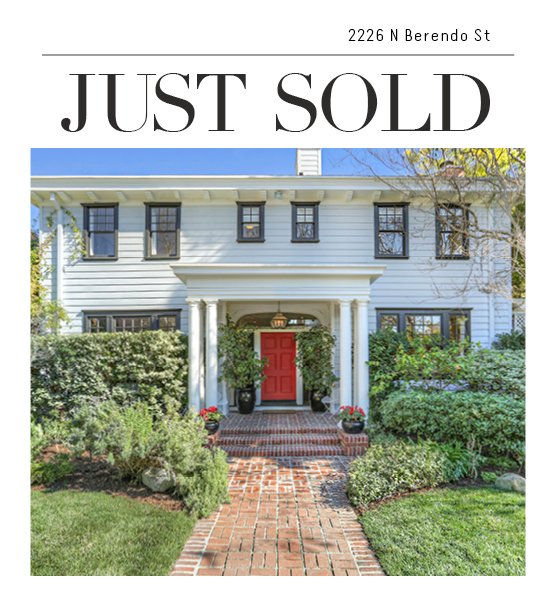 NourmandRE's tweet photo. #JustSold 1920’s Magical Southern Colonial 🏡 | 2226 N Berendo Street |$3,670,000 | Agent: Katie Crain #LosFeliz #SoldInLA #RedFrontDoor https://t.co/JWC1z3C0GM