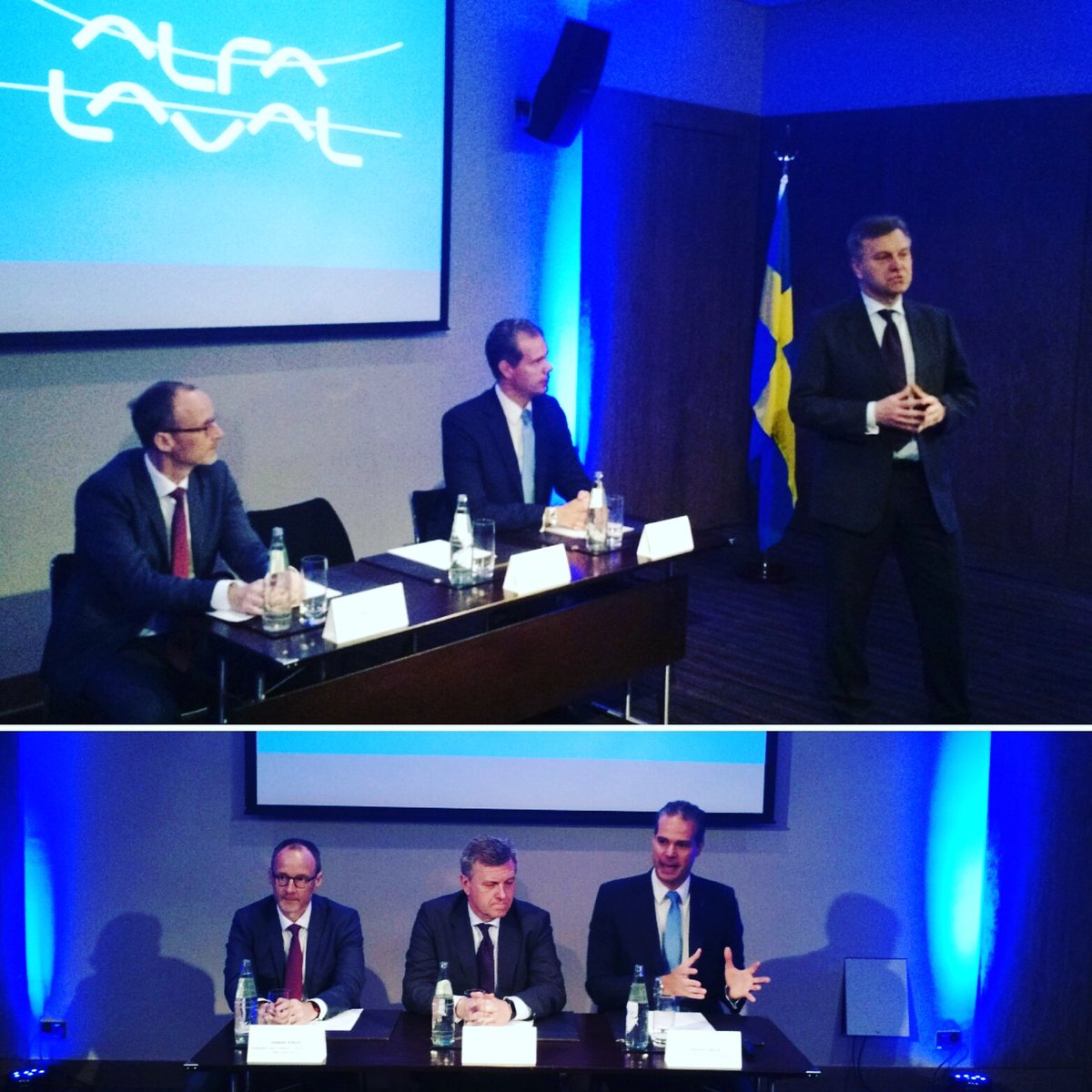 LaRotativaDig's tweet photo. Tom Erixon, CEO del grupo sueco #AlfaLaval, brindó una conferencia en el #ParkHyatt .
#Suecia #Sueco #Comercio #TomErixon @ParkHyatt #Hyatt https://t.co/lVNqub0mzr