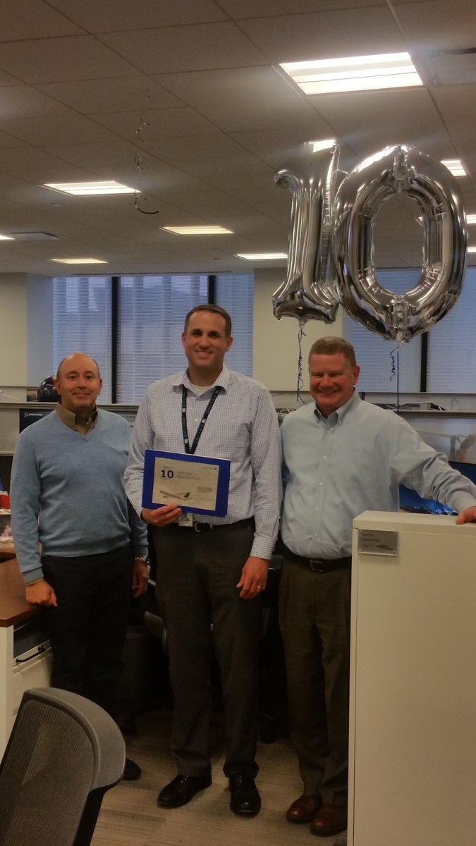 NetworkOpsUAL's tweet photo. Today we celebrate Nathan Polderman's 10th year anniversary! Congrats! ThankU 4 the many contributions U have accomplished! @weareunited https://t.co/7ZzernuNHF