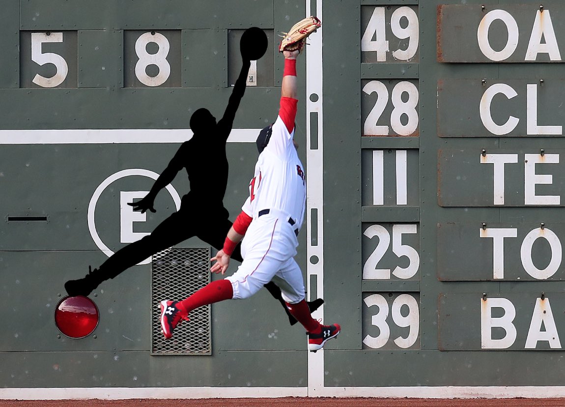 Steve_Perrault's tweet photo. Benny Baseball or MJ? Legit can't tell the difference https://t.co/BTlvKU0uDs