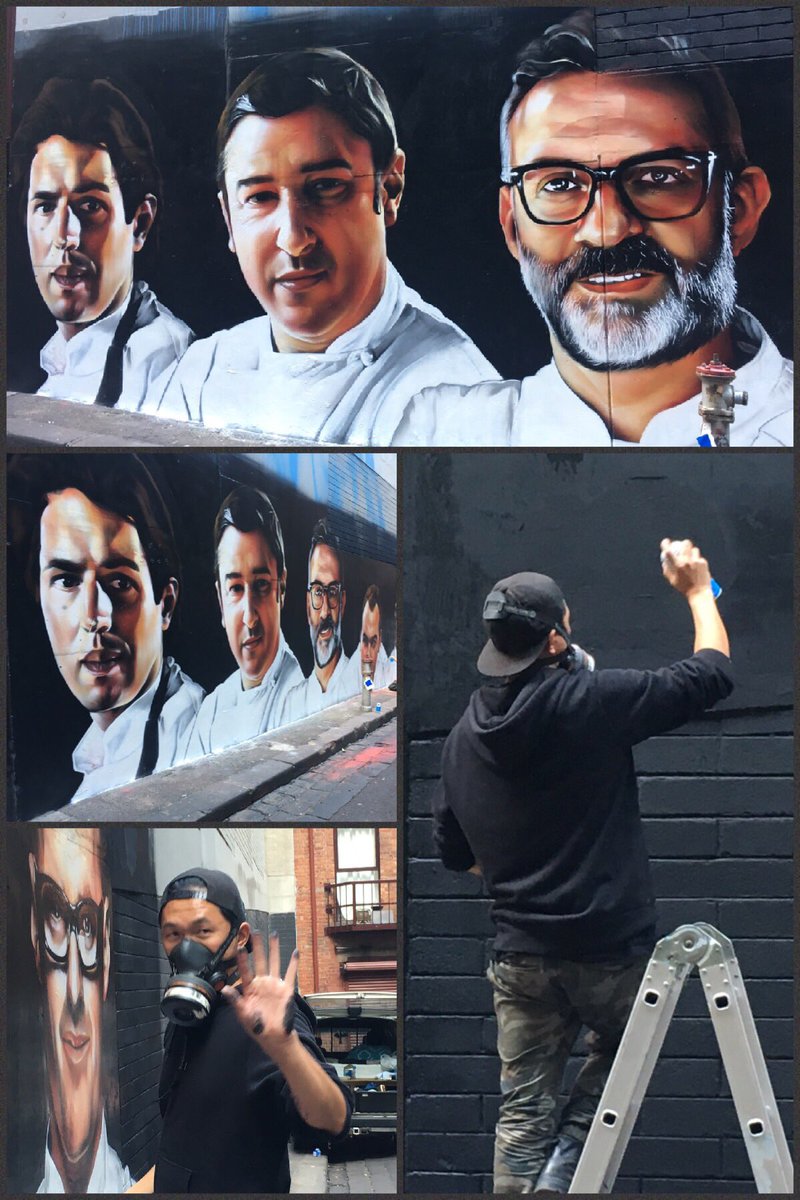 Trip in <a href="/Australia/">Australia</a>. What are writers doing on the walls in #Melbourne ? 😎#RestaurantAustralia #Tastetheworld #Worlds50Best