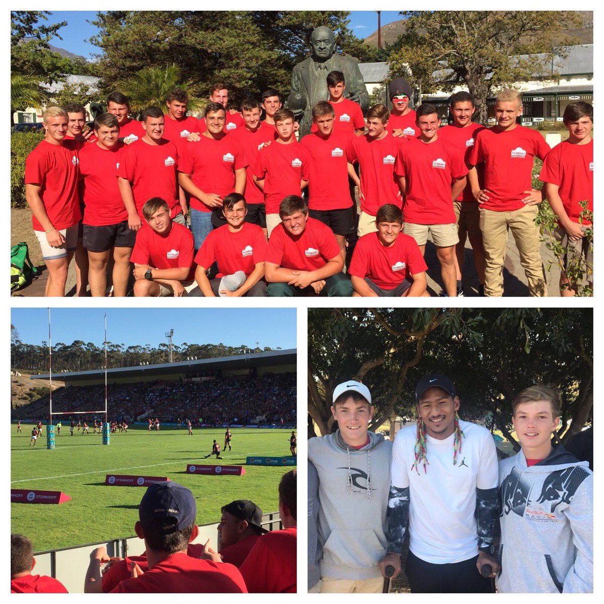 B_Grobbelaar's tweet photo. #RUSTIERUGBY  Enjoying the @varsitycup vibe #matiesvuj @DuitserBosman @AjeeValentine @SteinhoffRugby #beinginspired https://t.co/9SiWlYwyHg