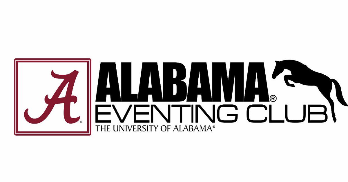 AlabamaEventing's tweet photo. Excited to share we are officially a club sport with the University of Alabama! Check out our new logo! Our Gear shop will be up soon! 🐴 https://t.co/eIPwTSbFyL