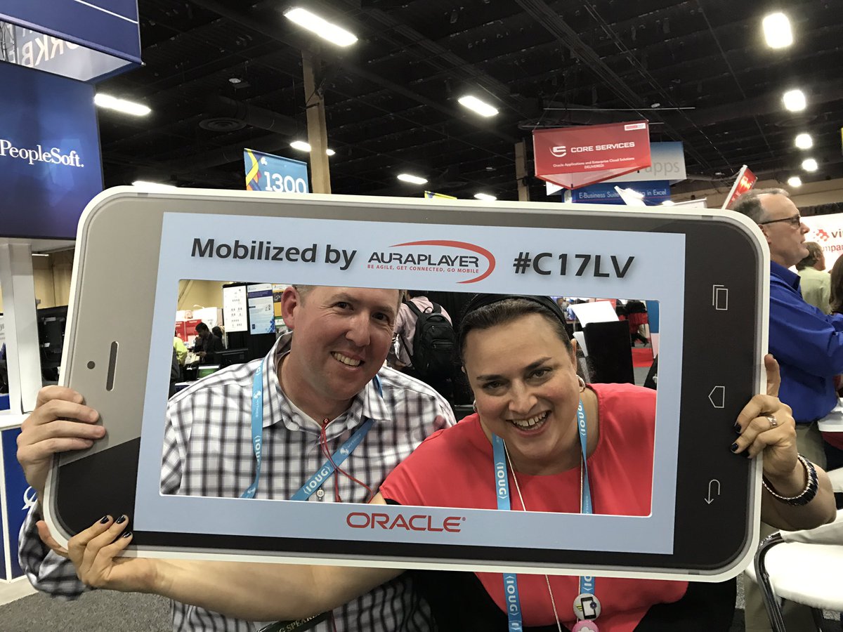 AuraPlayer's tweet photo. Making everyone go mobile !! Come get mobilized selfies with #auraplayer  #C17LV #mobile #ebs https://t.co/TebOfG6qy7