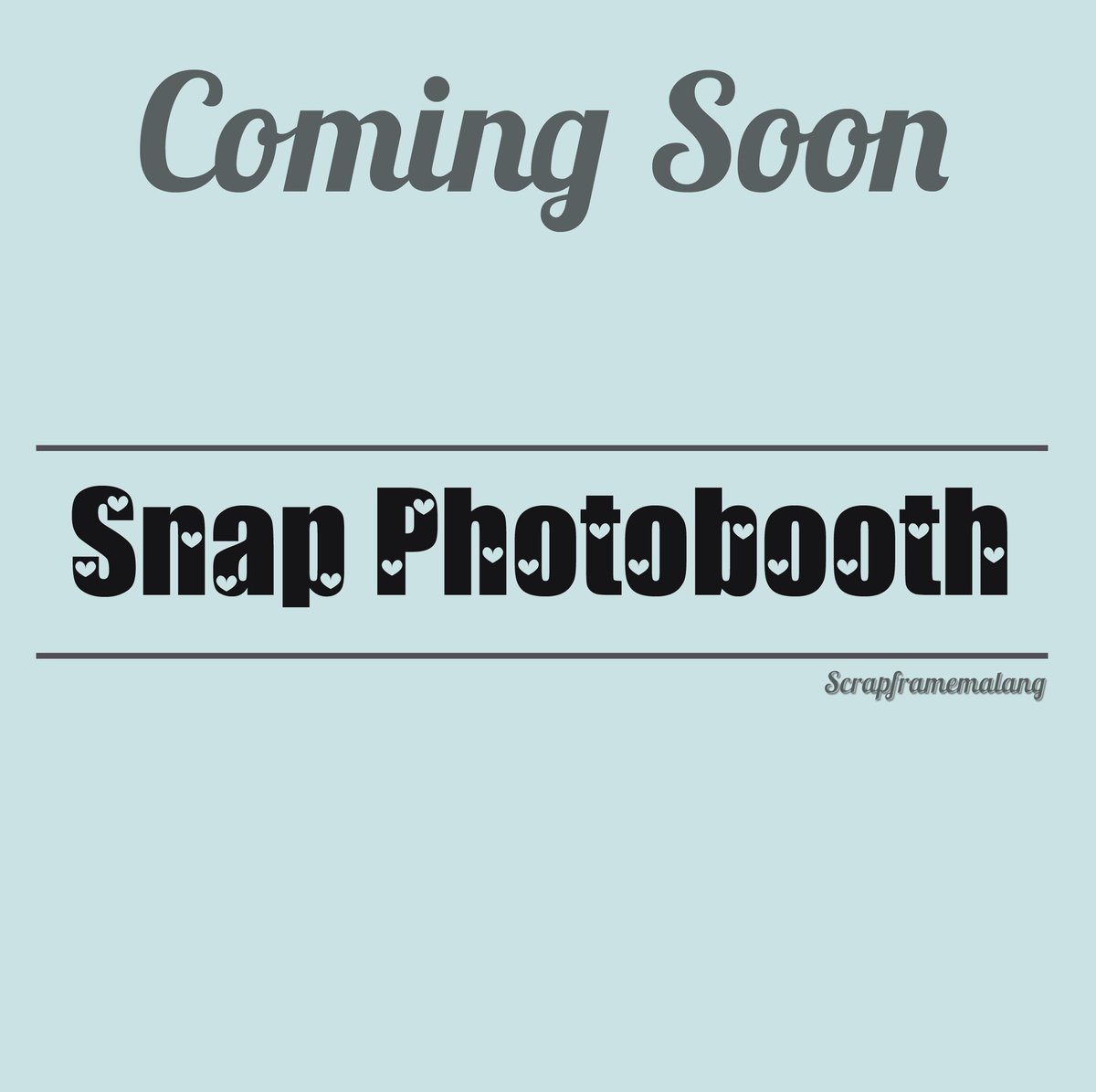 scrapframeMLG's tweet image. Coming soon 😃
#scrapframemalang #scrapframe #malang #kadounik #cetakfoto #cetakfotomurah
