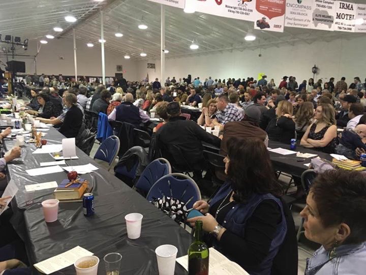 RobWilliamsAB's tweet photo. Final tally from Saturday night's @IrmaSchool fundraiser.. $212,000! New school slated to open in Summer 2019. Pic from @WesTaylorWRP. #Irma https://t.co/rg2fYOFksF