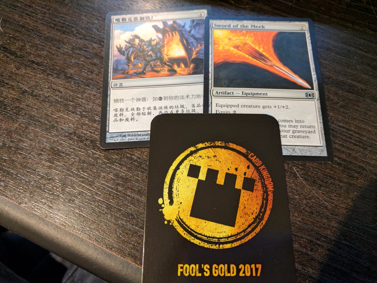 Heleor's tweet photo. #FoolsGold from @Card_Kingdom. Cool! https://t.co/GprqdTtEm0