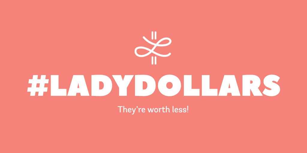 AAUW's tweet image. Ladies pens, ladies razors...now introducing #LadyDollars! See what the pay gap really costs women: bit.ly/ladydollars #EqualPayDay