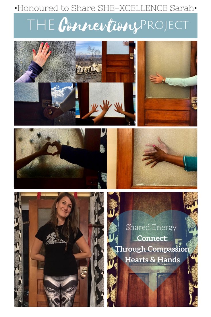 Connect Thru Hearts &amp; Hands. Meet SHE-XCELLENCE Sarah- take part in 'The Connections Project' @ SHE Social Apr 28th bruha.com/event/848