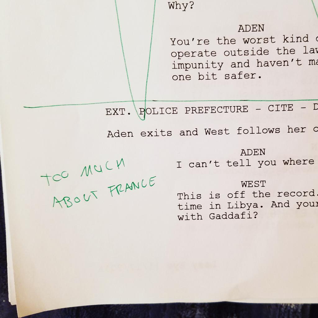 My love of Paris spills over into my screenwriting (at least according to one editor ;)