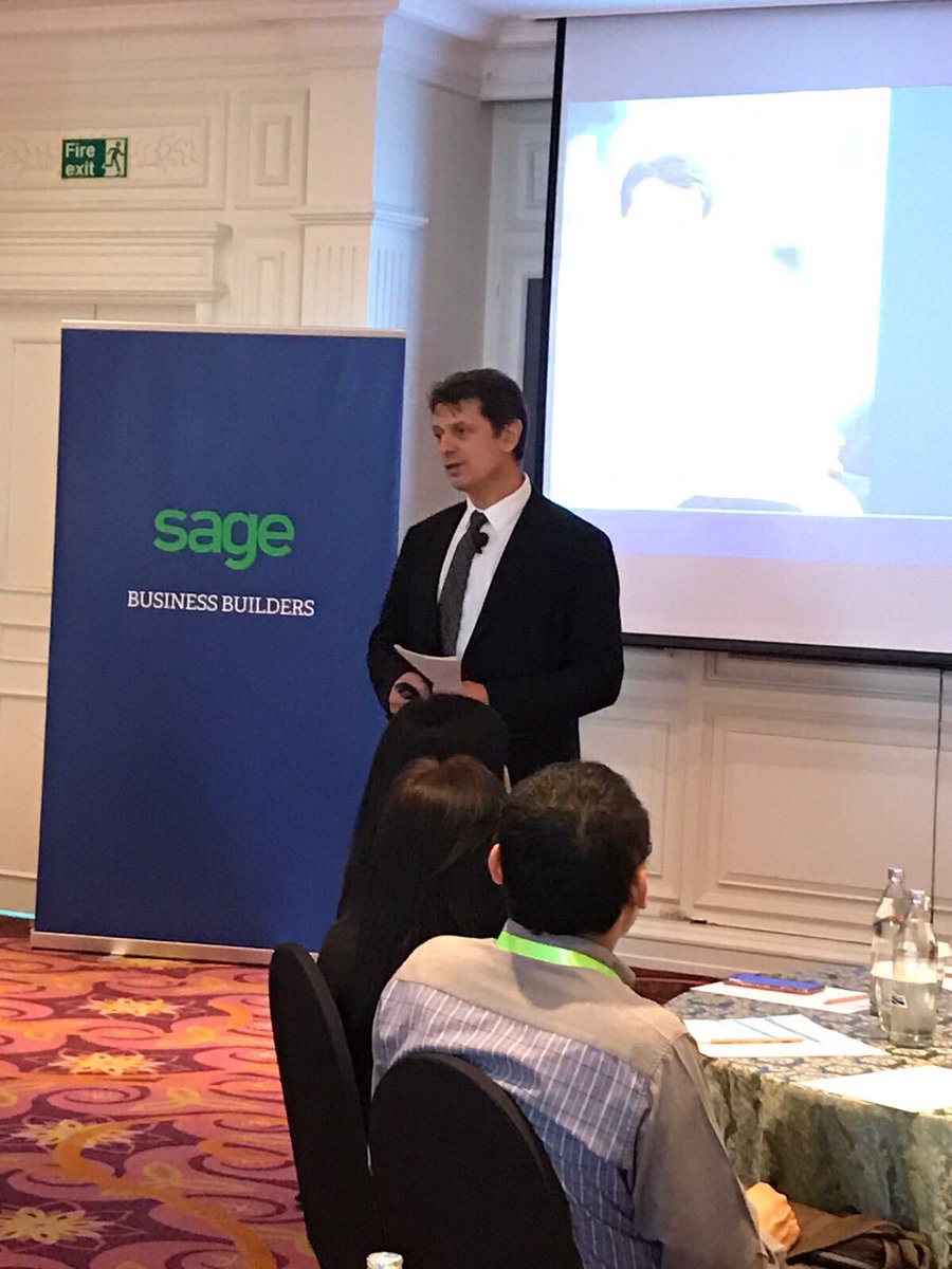SageAsia's tweet photo. Our first speaker @pebosman discusses importance of #Sage in Thailand! #SagePartnerConnect https://t.co/g9y0ExNnXs