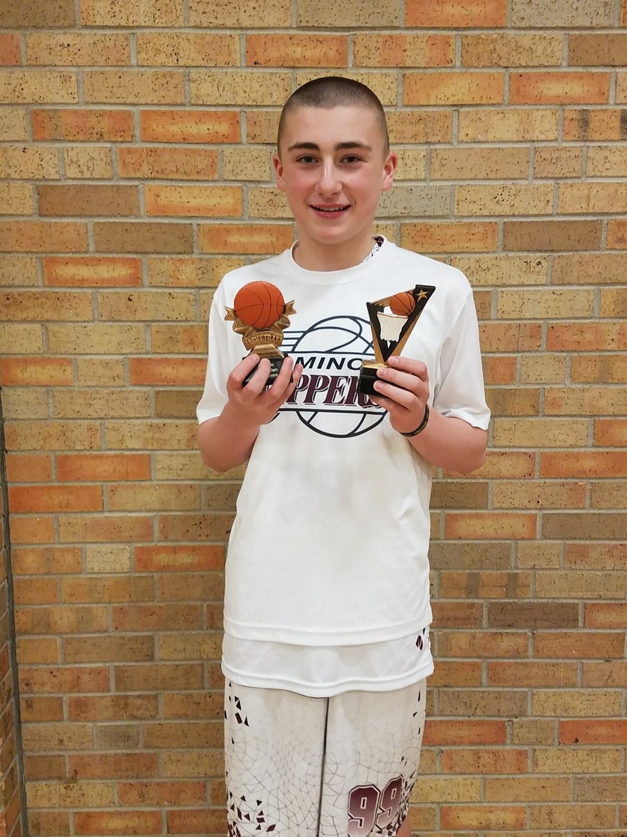 PhenomTourneys's tweet photo. Congrats to Clippers' Connor Thompson on being named MVP of the #SpringJam2k17 6th grade boys white division. https://t.co/j8Pz121ryC