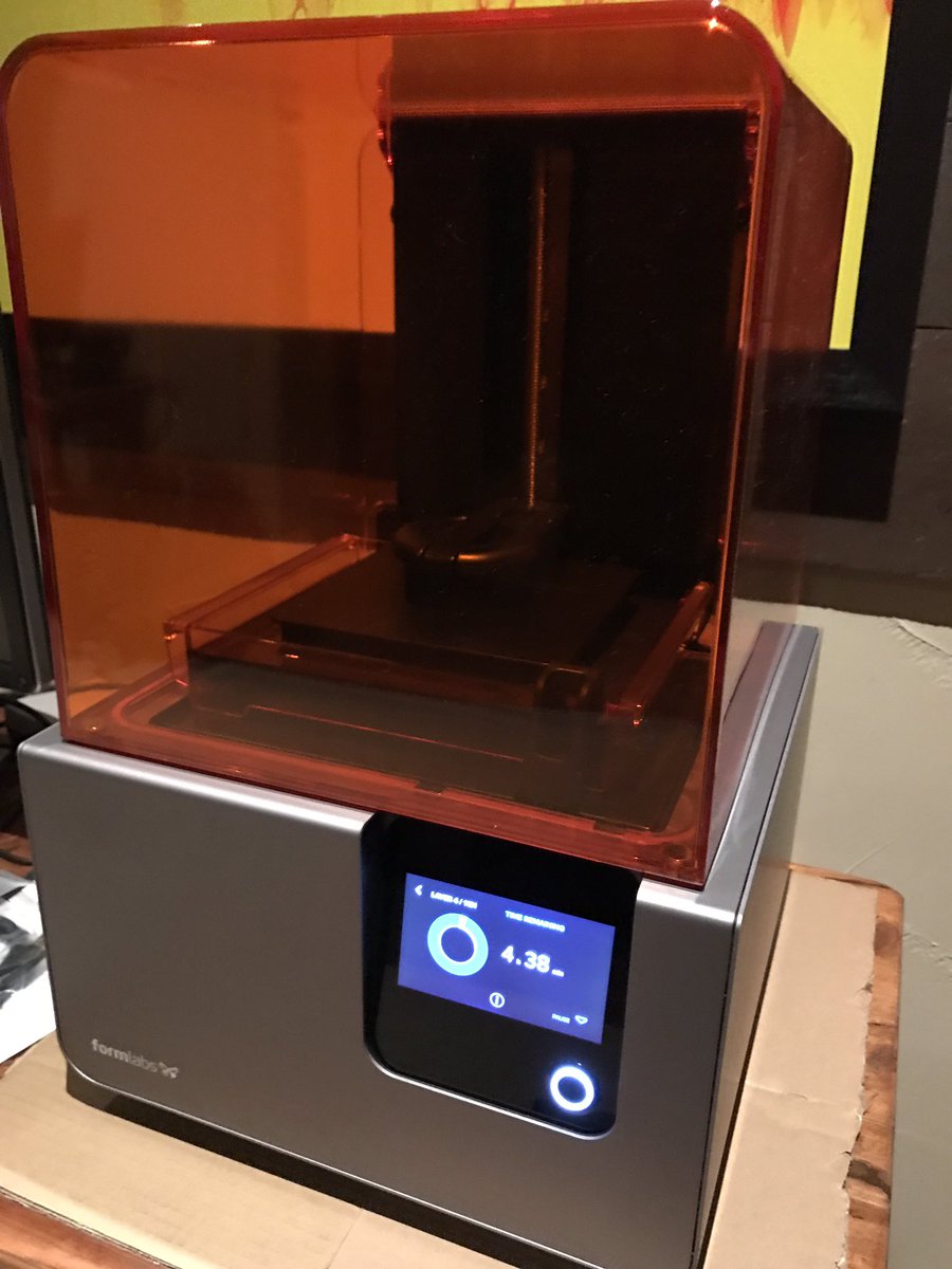 CF3DPrinter's tweet photo. Of course the answer was "wiggle it" but the new printer is finally working! This one uses LASERS! https://t.co/HzwmSL5sQv