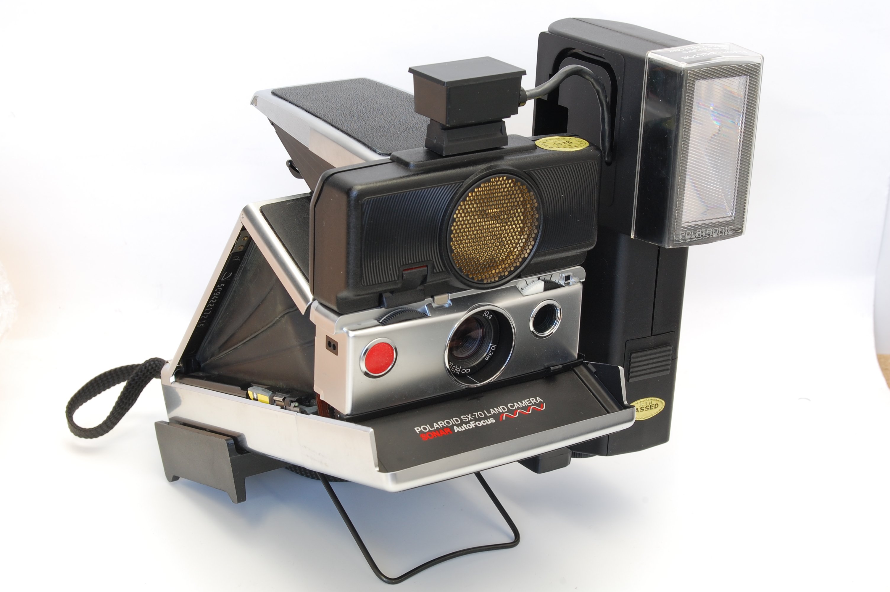Polaroid SX-70 Sonar ストロボ スタンド付き Polaroid SX-70 Sonar ストロボ スタンド付き Polaroid SX-70