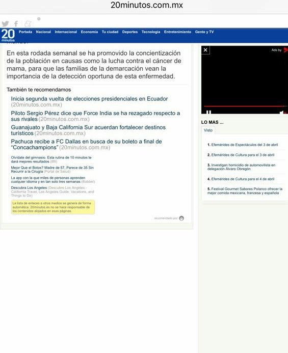 Ecos en la prensa. 20minutos. 

#InfraestructuraCiclista