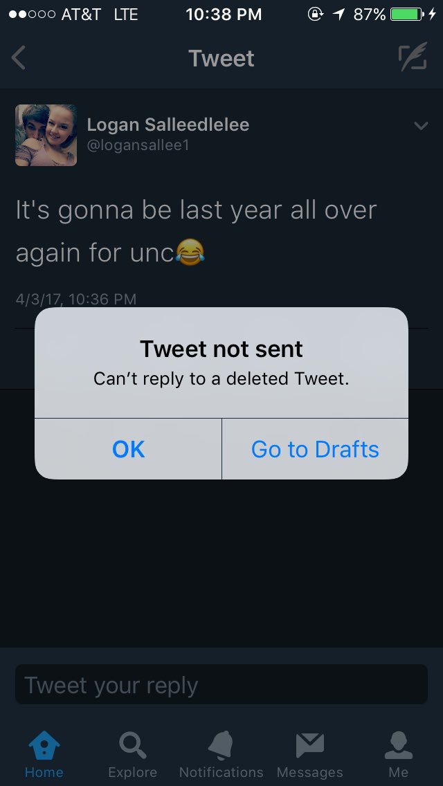 B_Carter30's tweet photo. Boy #youcaught @logansallee1 ๐ https://t.co/TgRqYgN79Y