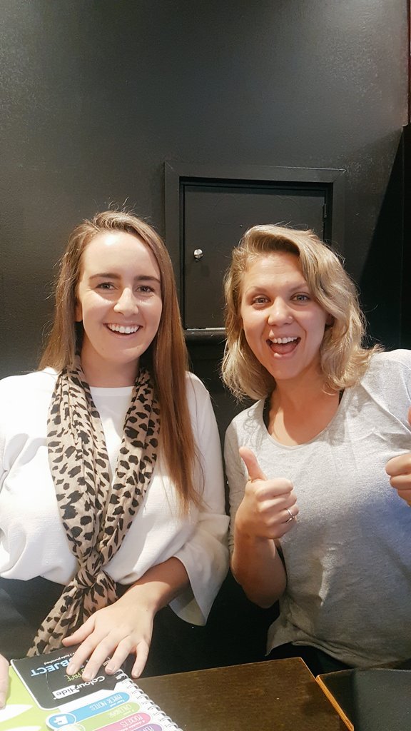 PEPulseACT's tweet image. Meeting with one of our PE Pulse Providers @NetballACT. Did you know they have a teacher dev program in the works for later in April?