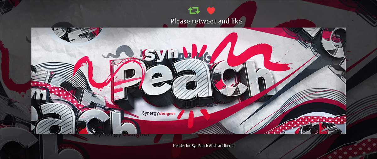 FirZafiro's tweet photo. Header for @SynergyPeach 
Fav's and RT's appreciated! https://t.co/Y3DxguDBmh