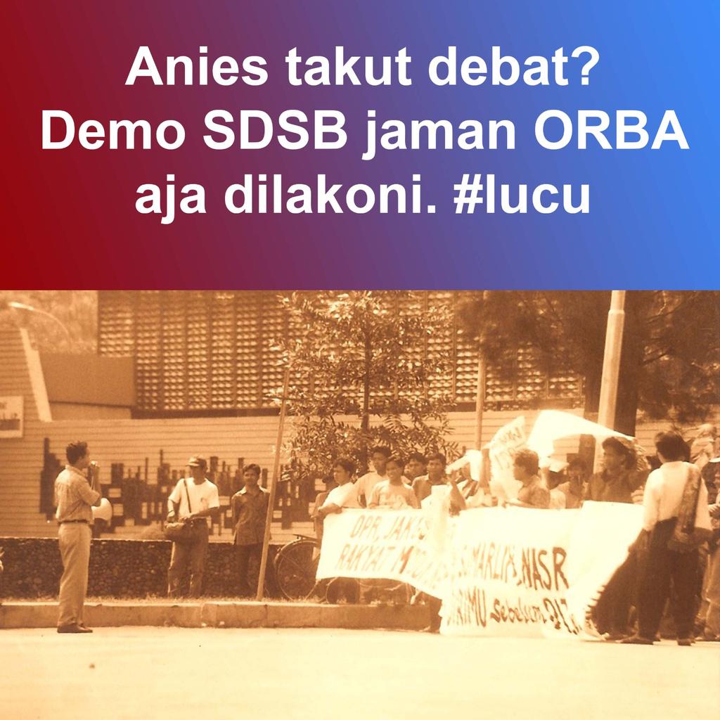 <a href="/aniesbaswedan/">Anies Rasyid Baswedan</a> bukan cuma teruji di ruang diskusi, tapi juga di lapangan memimpin gerakan. #MahasiswaPilihAniesSandi