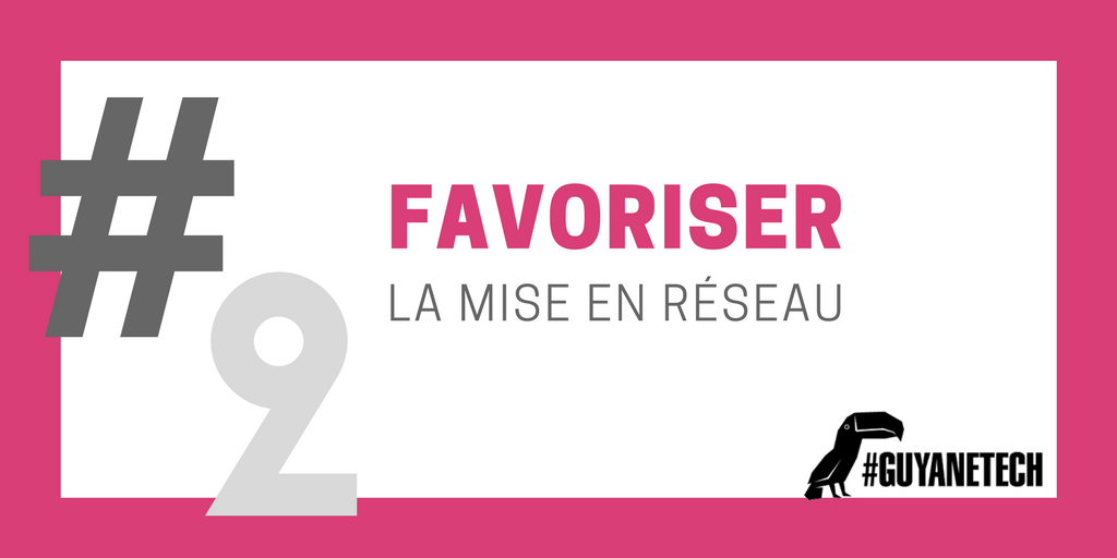 GuyaneTech's tweet photo. Objectif #GuyaneTech n°2 : Favoriser la mise en réseau #charte #startup #numerique #guyane https://t.co/ygo2xWXQYm