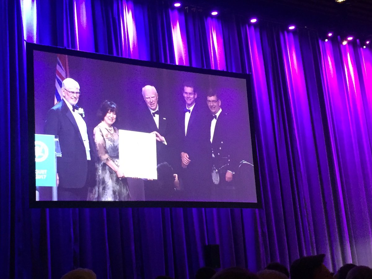 JuliaKelly_TD's tweet photo. Proud to be honoring the Audain Family for their contributions to British Columbia and our beautiful Vancouver #GovernorsBanquet https://t.co/WxYVszX6SM
