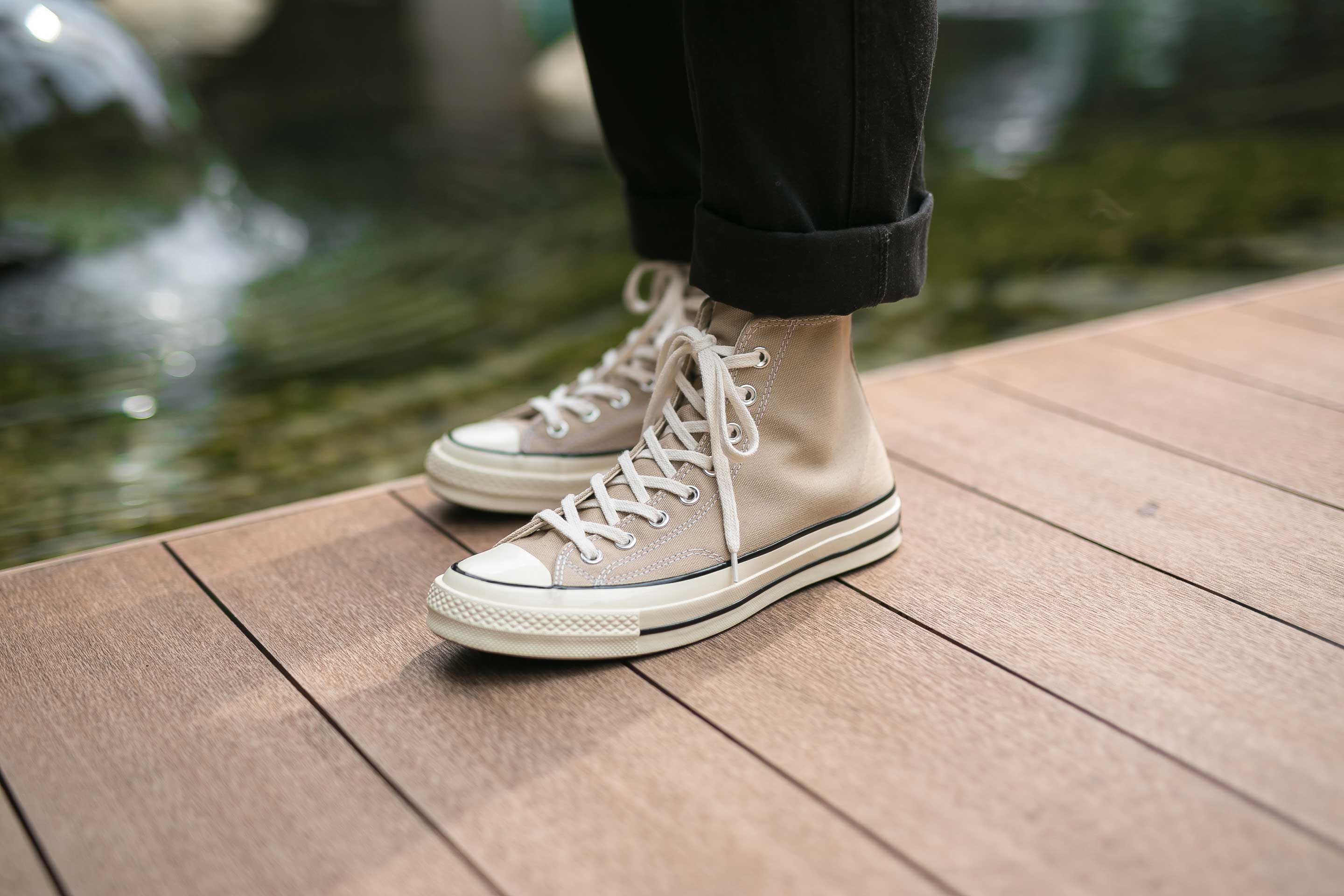 CROSSOVER on X High Chuck 70s completely in Vintage Khaki color. Converse Chuck 70 s Vintage Khaki. Now in CROSSOVER Flagship Tebrau City Mid Valley. https t X6OG3r2CPh X