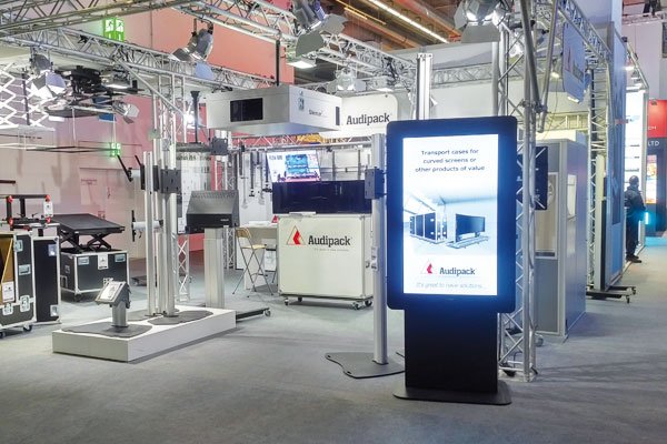 Visit the Audipack booth B46, hall 4 <a href="/pls_frankfurt/">Prolight + Sound</a> for demonstration FLEX-800, silencer, ceiling lift #avtweeps #pls2017