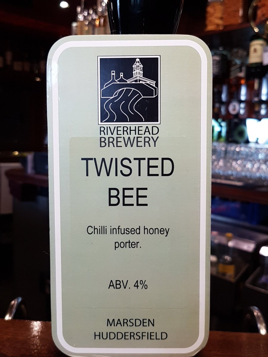 Just on the bar! <a href="/RiverheadBrewer/">Riverhead Brewery</a>  "twisted bee" Chilli infused honey porter