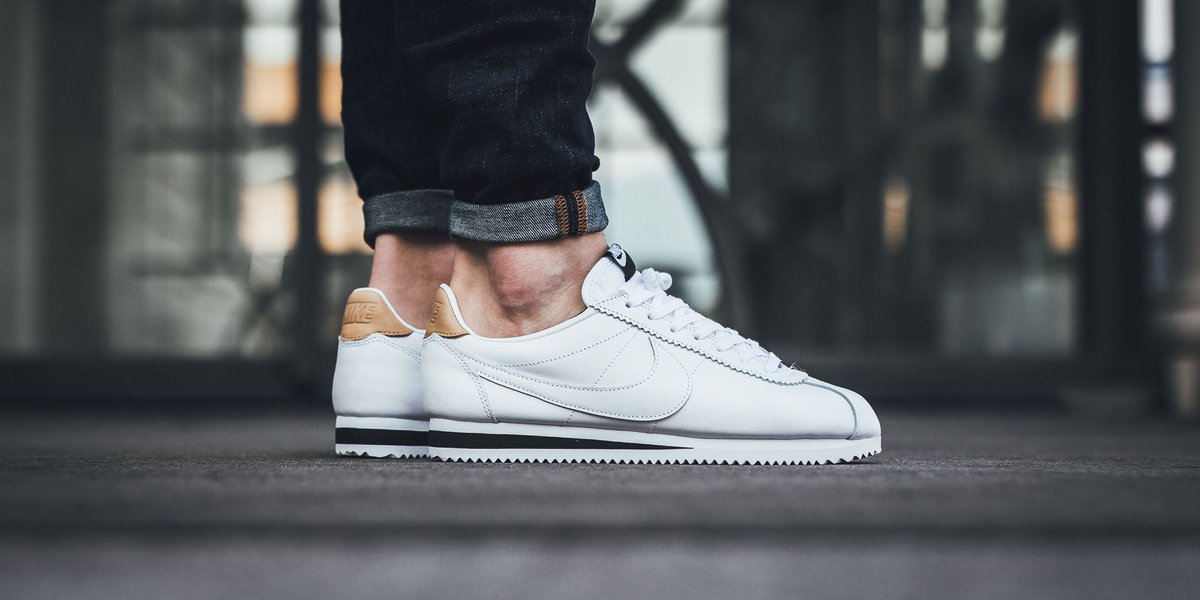 nike cortez tan leather
