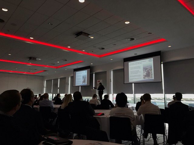 GMGreenCity's tweet photo. Great talk by @EmmaAshcroft from @thecarbontrust #lowcarbon #CitieSmart #lowcarbonfinance #lowcarboninfrastructure https://t.co/veWjRES2qm