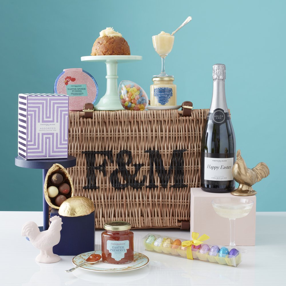 Fortnums's tweet photo. Certain to make any sweet tooth's Easter feasting dreams come true, look inside this jam-packed wicker here > https://t.co/fkMSVGLppi https://t.co/9MvX6IPvqB