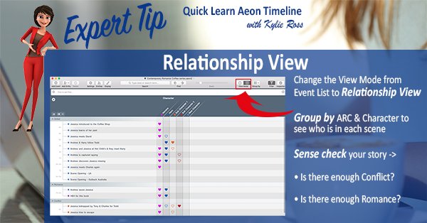 Learn2Timeline's tweet photo. Edit your #Fiction novel in #AeonTimeline with #RelationshipView #amwriting #amediting #writetips #writingtips | https://t.co/ZlxvPNzjNi https://t.co/sd5rSuy6cz