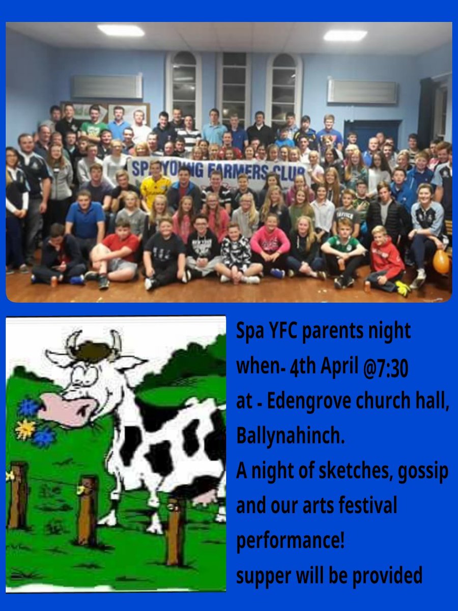 spayoungfarmers's tweet photo. Parents night kicks off tonight at 7:30 π #teamspa #spayfc #yfcu https://t.co/WbY8k2ND7G