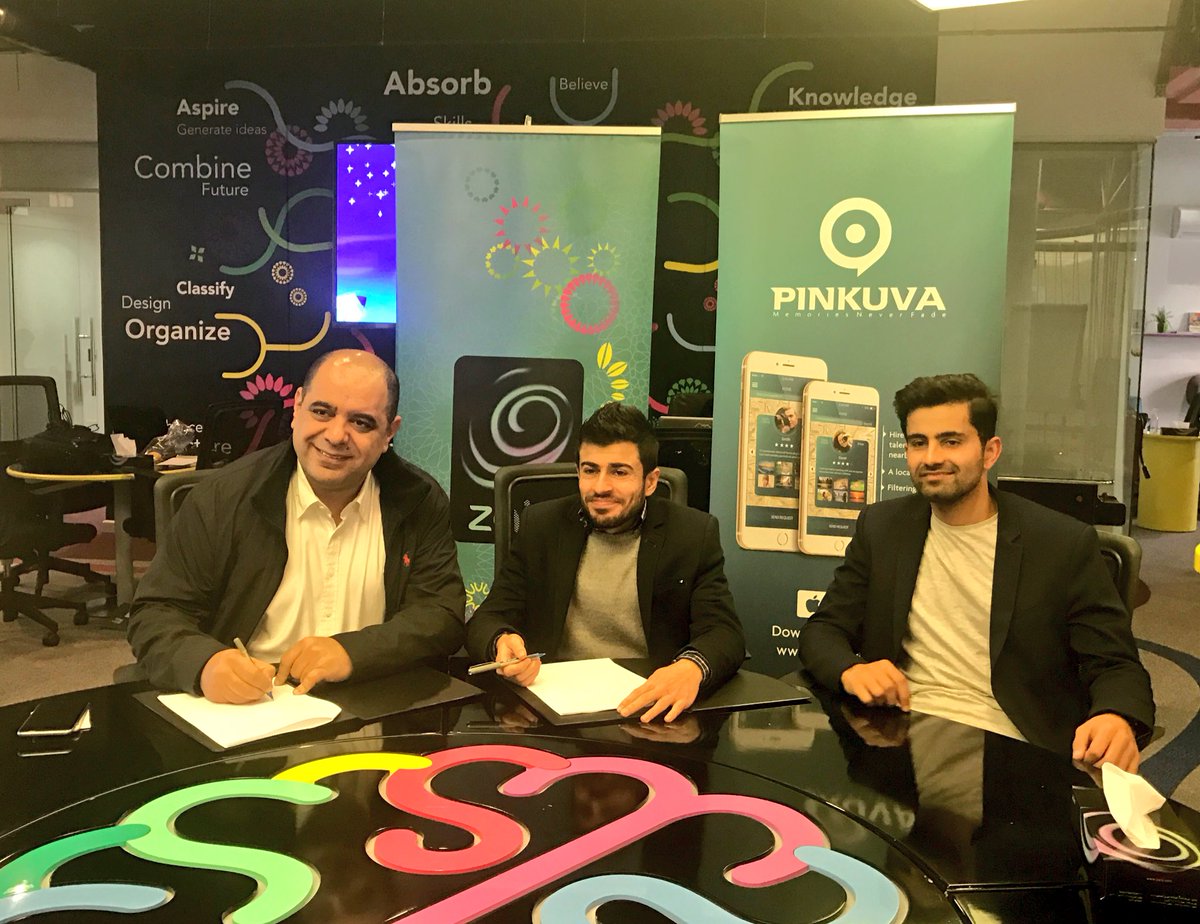 ZainJo's tweet photo. من منصة زين للإبداع ؛ زين توقع مذكرة تفاهم مع شركة @PinkuvaApp الناشئة و التي توفر تطبيق متخصص للمصورين المحترفين #الأردن #ZINCJO https://t.co/otk0vQiwbG