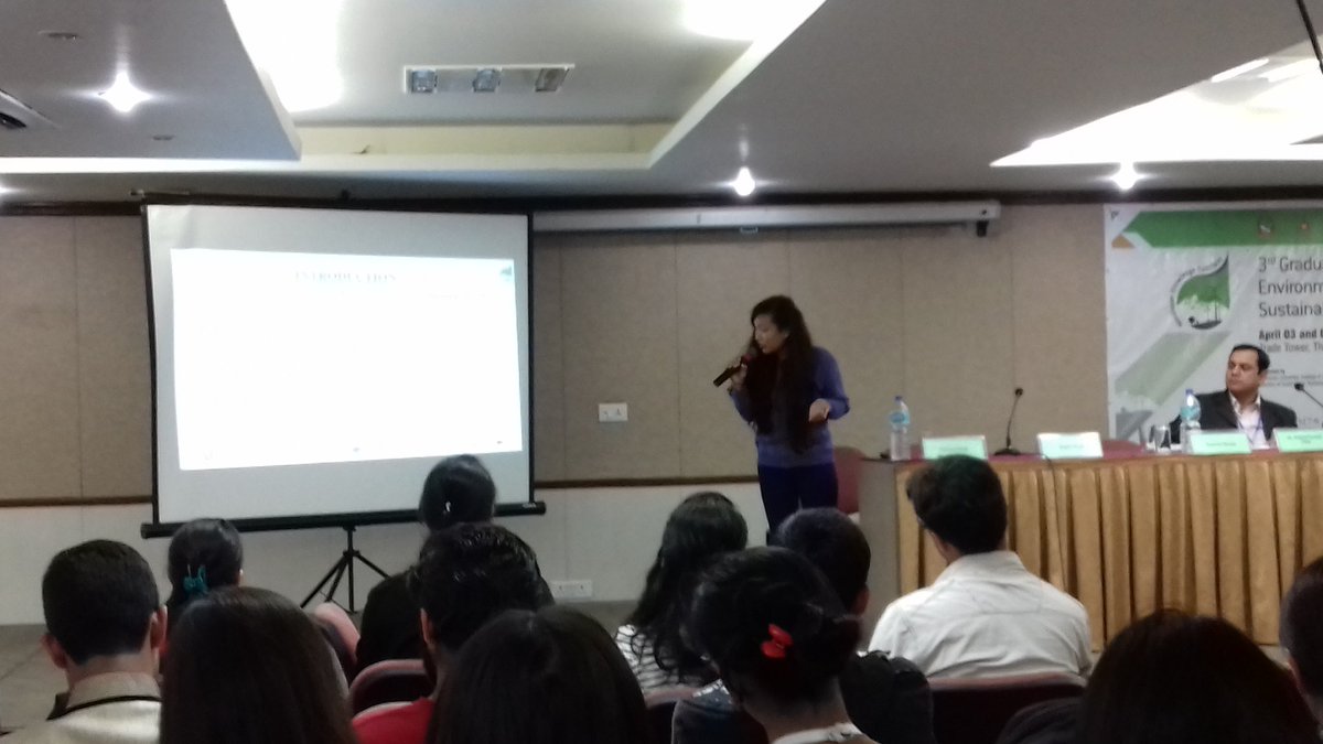 ISETNepal's tweet photo. How can we control the growing rate of tree carbon? Presenter Kushum Shrees delvs into the topic #GCESD #HKC #cdestu https://t.co/CSgkfgvOdD