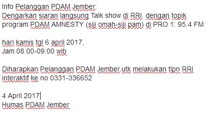 Perumdam Tirta Pandalungan tweet media