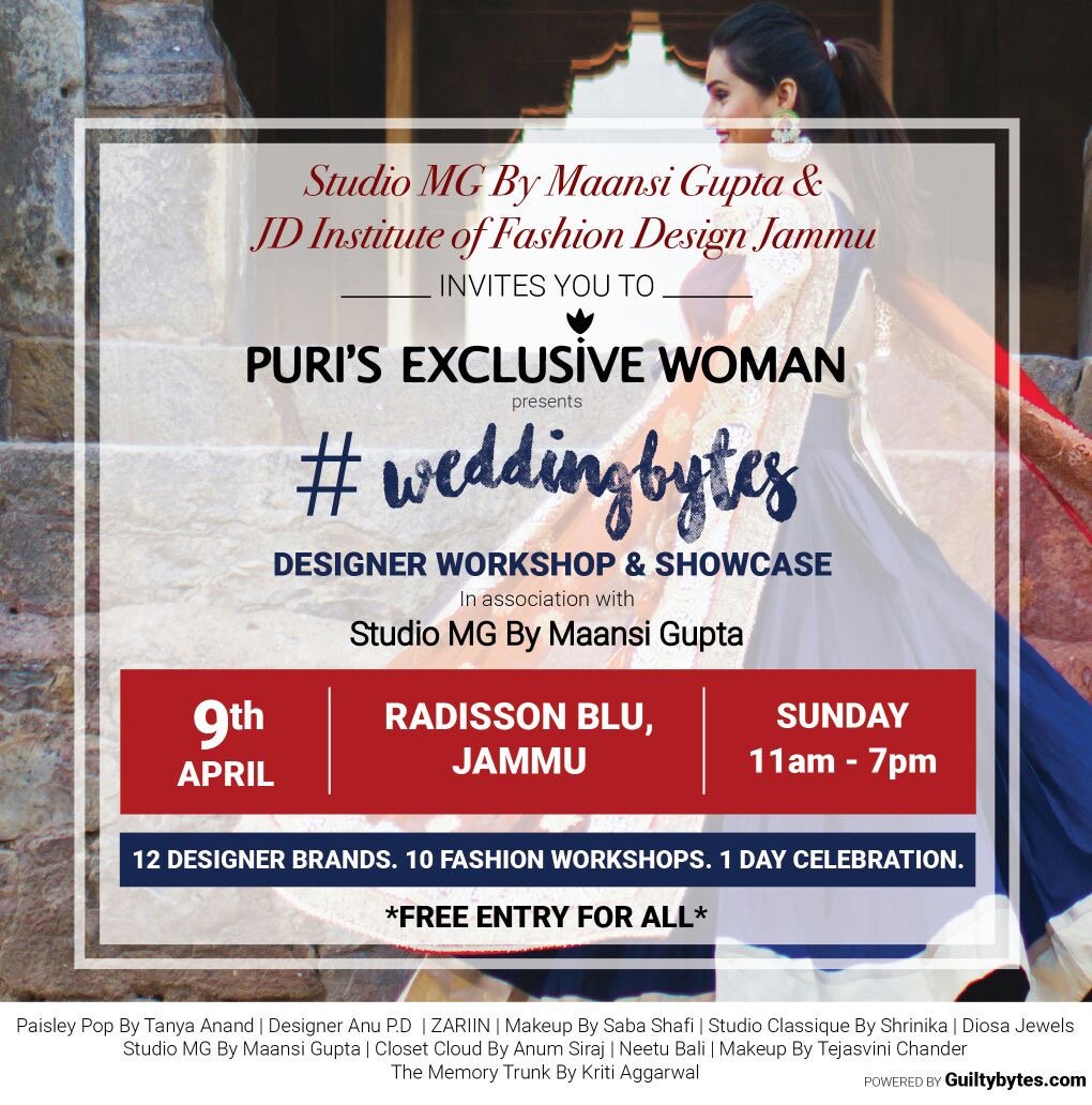 RJjuhie's tweet photo. #WeddingBytes #Exhibition share ur unique #FashionTips n win ShoppingVoucher worth Rs 2000/- by @StudioMGbyMaansi https://t.co/6PJIL1mLcs