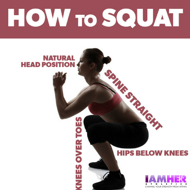 IAMHERATHLETICS's tweet photo. Our #tiptuesday is how to squat properly!

Become a bodyweight squat pro,  Just follow these steps. #howtosquat #fitness #iamherathletics https://t.co/Q3SRMrOcoE