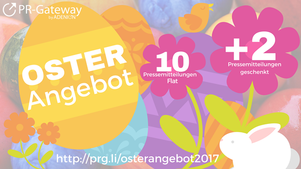 PRGateway's tweet photo. Jetzt zugreifen. #Osterangebot: 10 + 2 #Pressemitteilungen für Ihre #FrühlingsPR https://t.co/UeDmllylRm https://t.co/d39IX1eP7p
