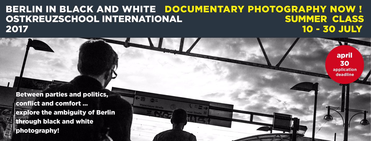 Photography Summer Class in Berlin this July 10-30! More here: ostkreuzschule.de/index.php/summ…