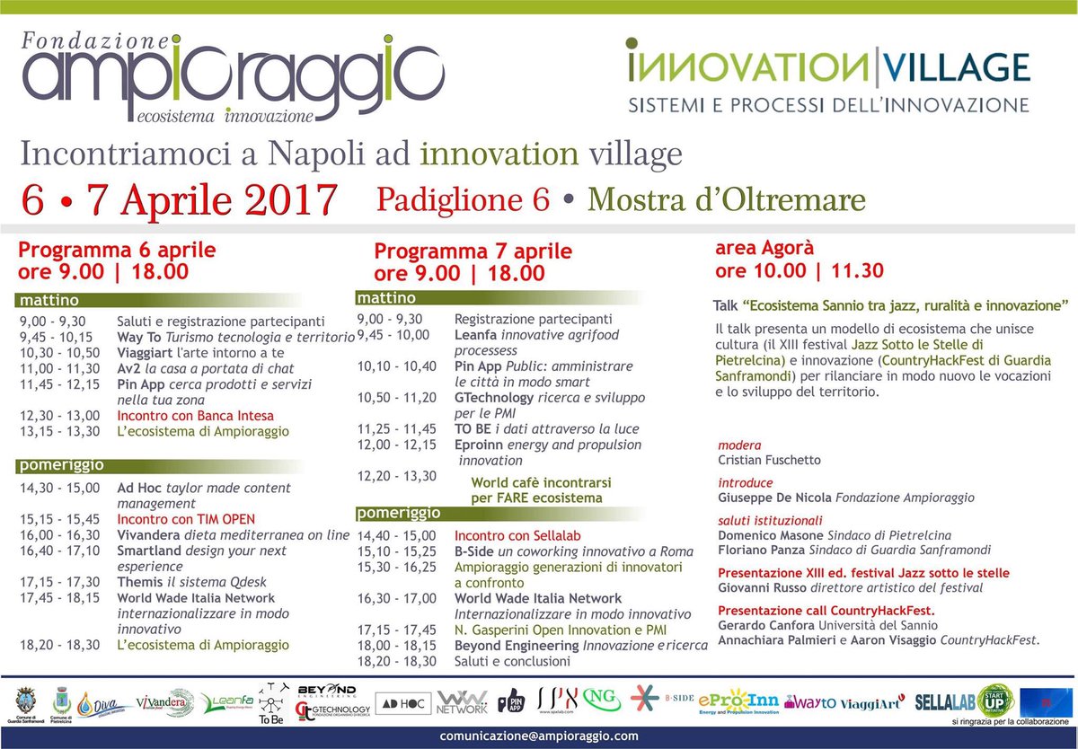 ToBe_srl's tweet photo. Vi aspettiamo a #Napoli all'Innovation  Village il 6 e il 7 #Aprile per vivere e condividere la vera innovazione insieme! @ToBeKids #startup https://t.co/lk9FCqWuKy