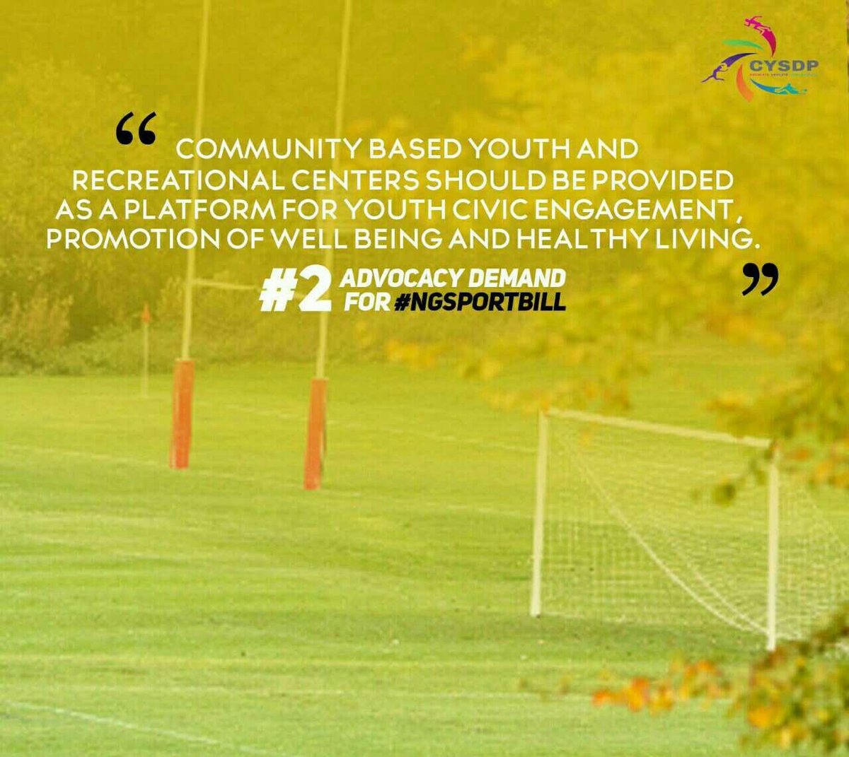 Leopridas's tweet photo. #NGSportsBill we advocate establishment of Nat Youth Advisory Grp on SDP 2 promote SDP in NGR @HouseNGR @SportsNTA #Sport4DevelopmentNG https://t.co/seNkytxeBh