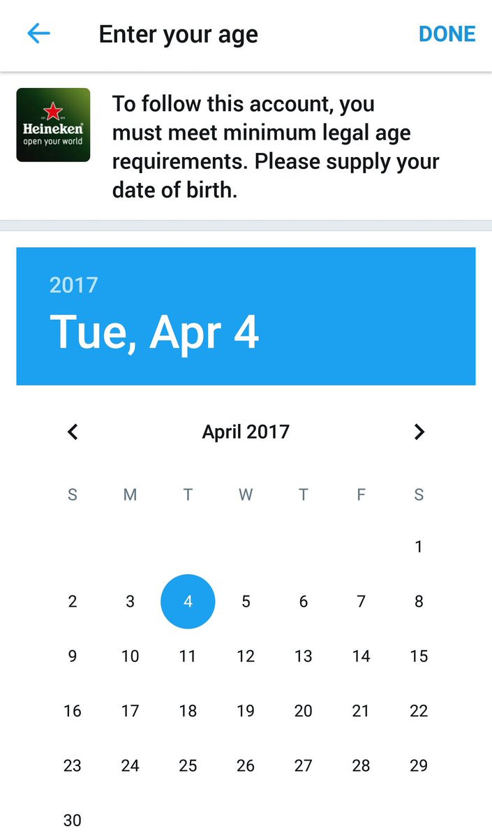 Some accounts now require you to verify your age before twitter will allow you to follow them.

How do I set that up for my own account?