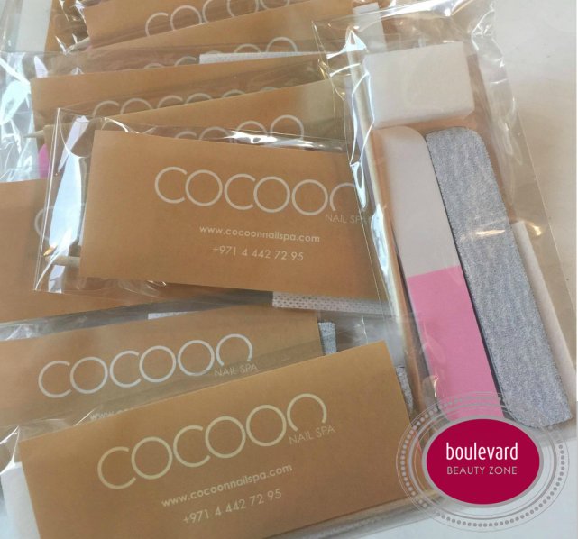 Our disposable manicure / pedicure kits.
One of our Clients is Cocoon Nail Spa located in Motor City.
