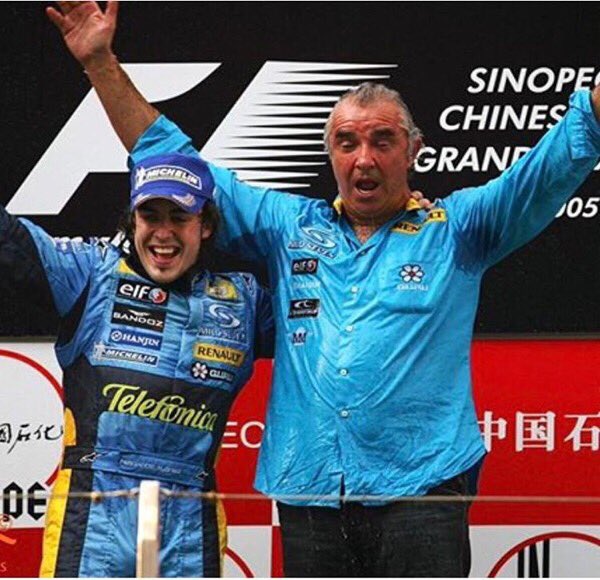 Briatore's tweet photo. #shanghai 2005 #chinesegp #renault1team #fernandoalonso #victory #memories https://t.co/y7Wc3V9E1W