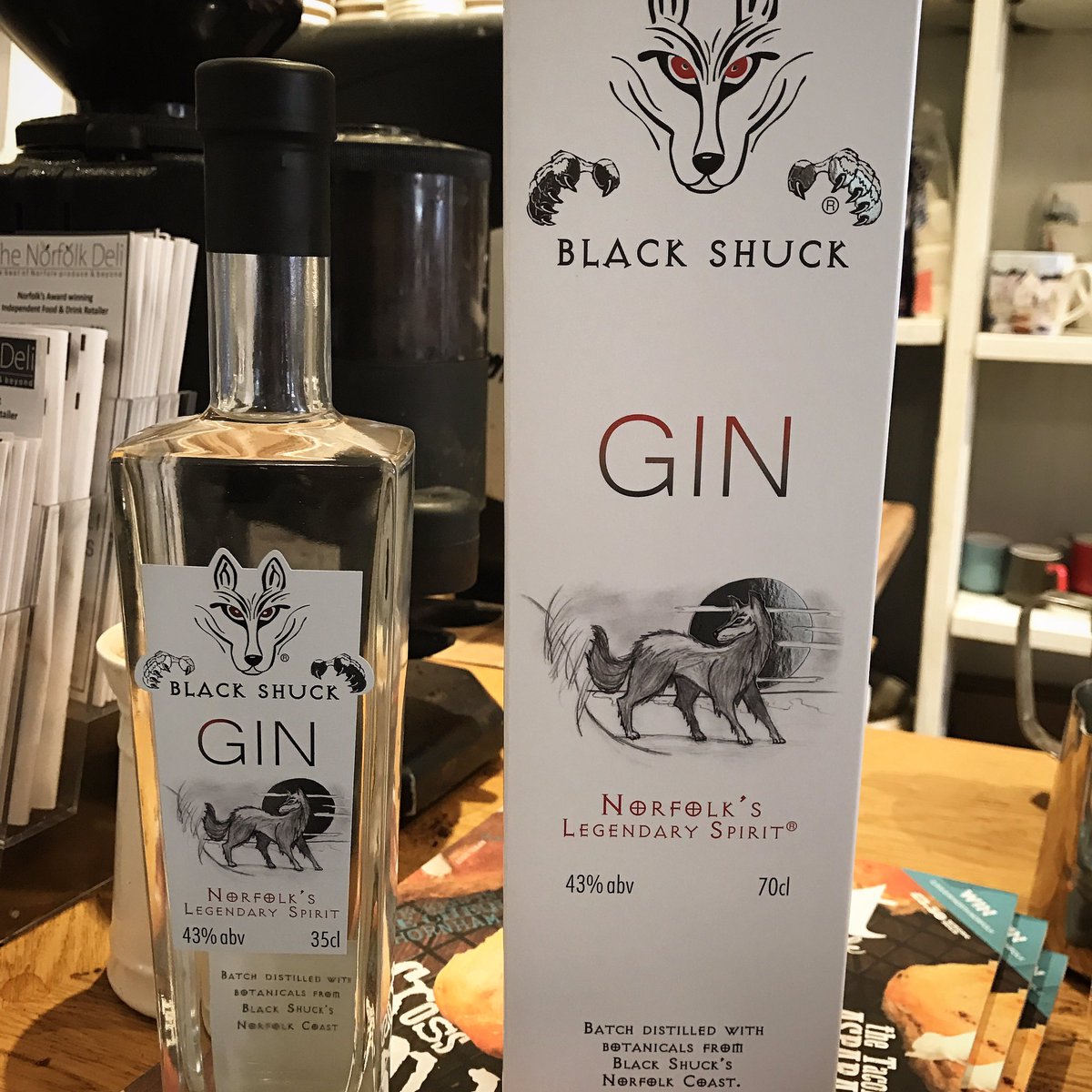 Norfolk_Deli's tweet photo. The #blackshuck has given birth to her cub. Both are well &amp; available at the @Norfolk_Deli https://t.co/7YcalY3Zxt