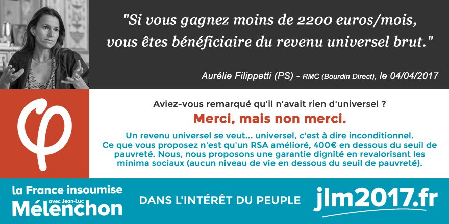 MerciNonMerci's tweet image. Merci, mais non merci Aurélie #Filippetti. #Hamon2017 #RevenuUniversel #BourdinDirect laec.fr/s33m2
